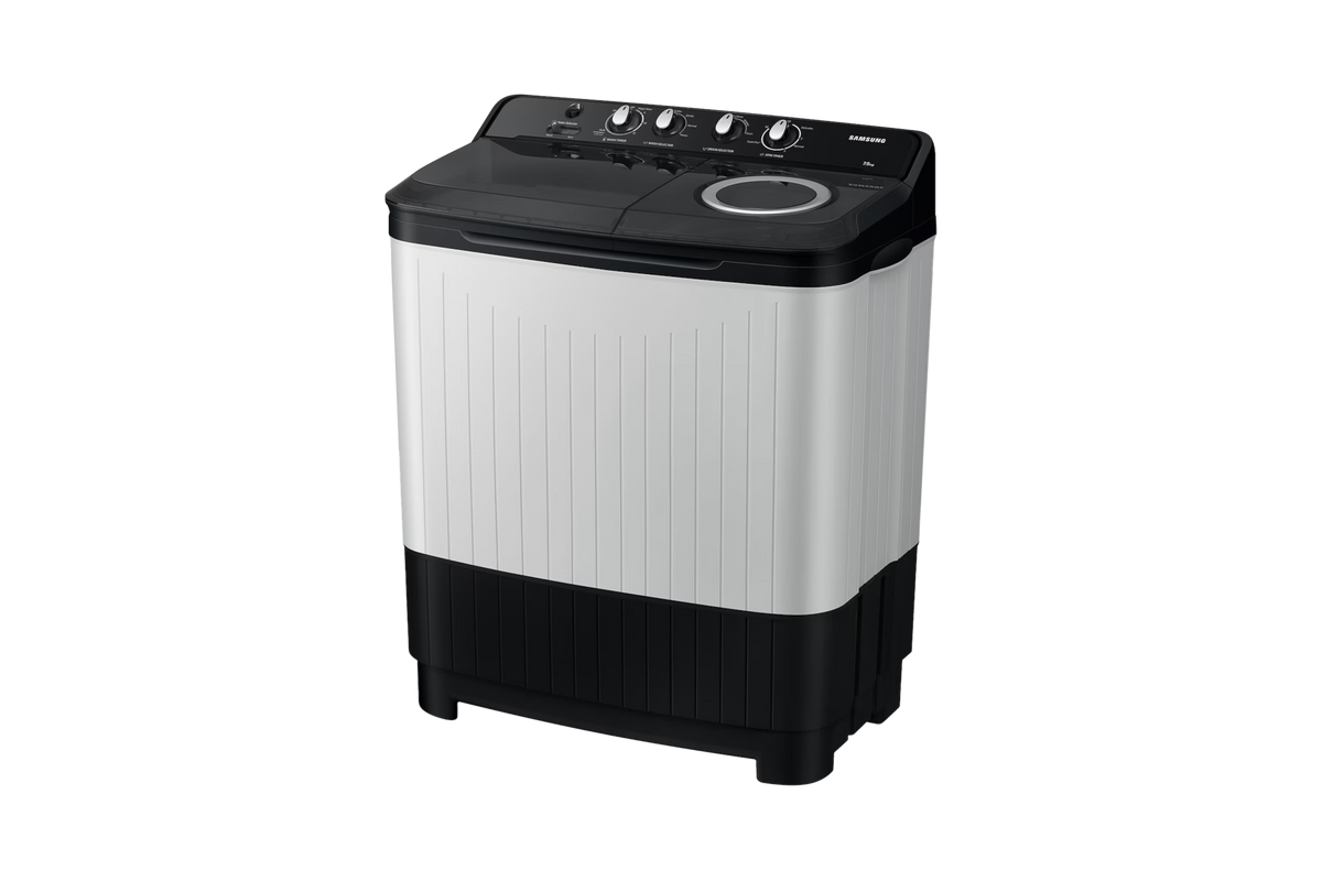 Samsung 7.5 kg Semi Automatic Washing Machine with Hexa Storm Pulsator, 5★ WT75C3200GG — WT75C3200GG/TL — product view