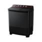 Samsung 8.0 kg Semi Automatic Washing Machine with Toughened Glass Lid, 5★ WT80F4560RD — WT80F4560RD/TL — product view