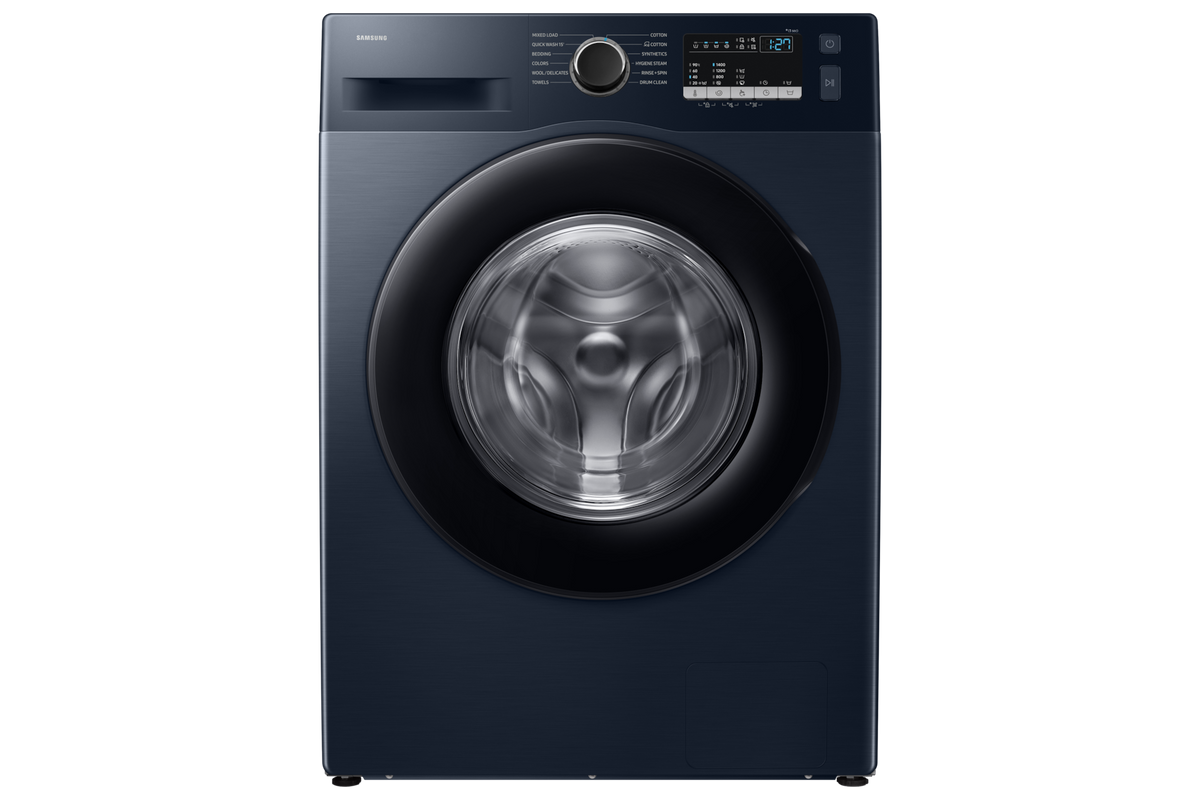 Samsung 9.0 kg Front Load Washing Machine with Hygiene Steam, 5★ WW90FG4U04AS — WW90FG4U04ASTL — product view