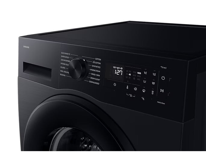 Samsung WW12DG5B24AB 12 Kg 5 Star Front Load Washing Machine with AI EcoBubble, SmartThings Wi-Fi, Super Speed & Inverter Motor – Navy