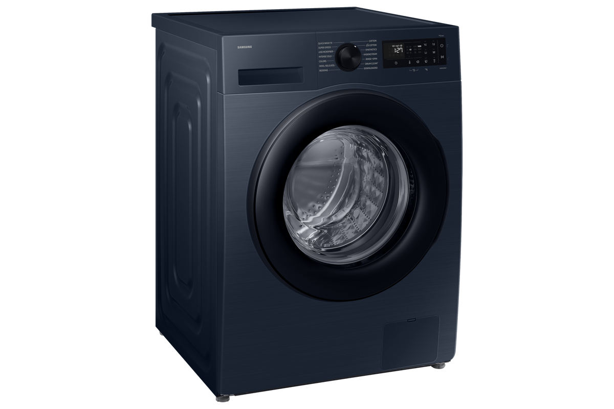 Samsung 9.0 kg Front Load Washing Machine with Hygiene Steam AI Ecobubble™, 5★ WW90DG5U24AS — WW90DG5U24ASTL — product view