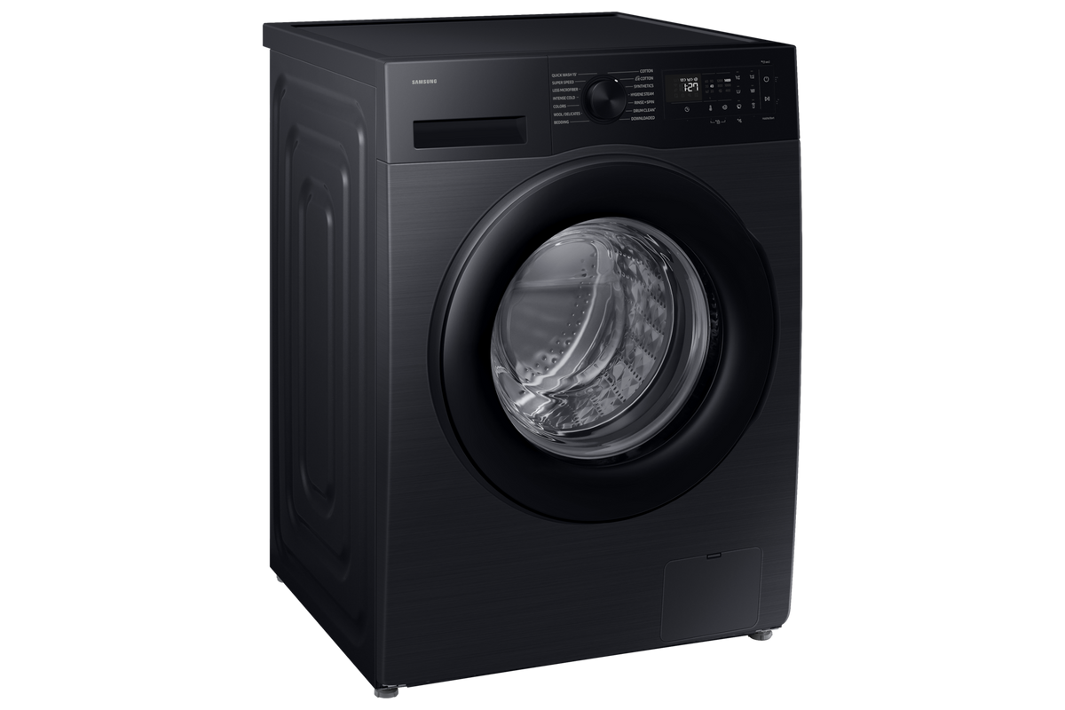 Samsung 9.0 kg Front Load Washing Machine with Hygiene Steam AI Ecobubble™, 5★ WW90DG5U24AB — WW90DG5U24ABTL — product view