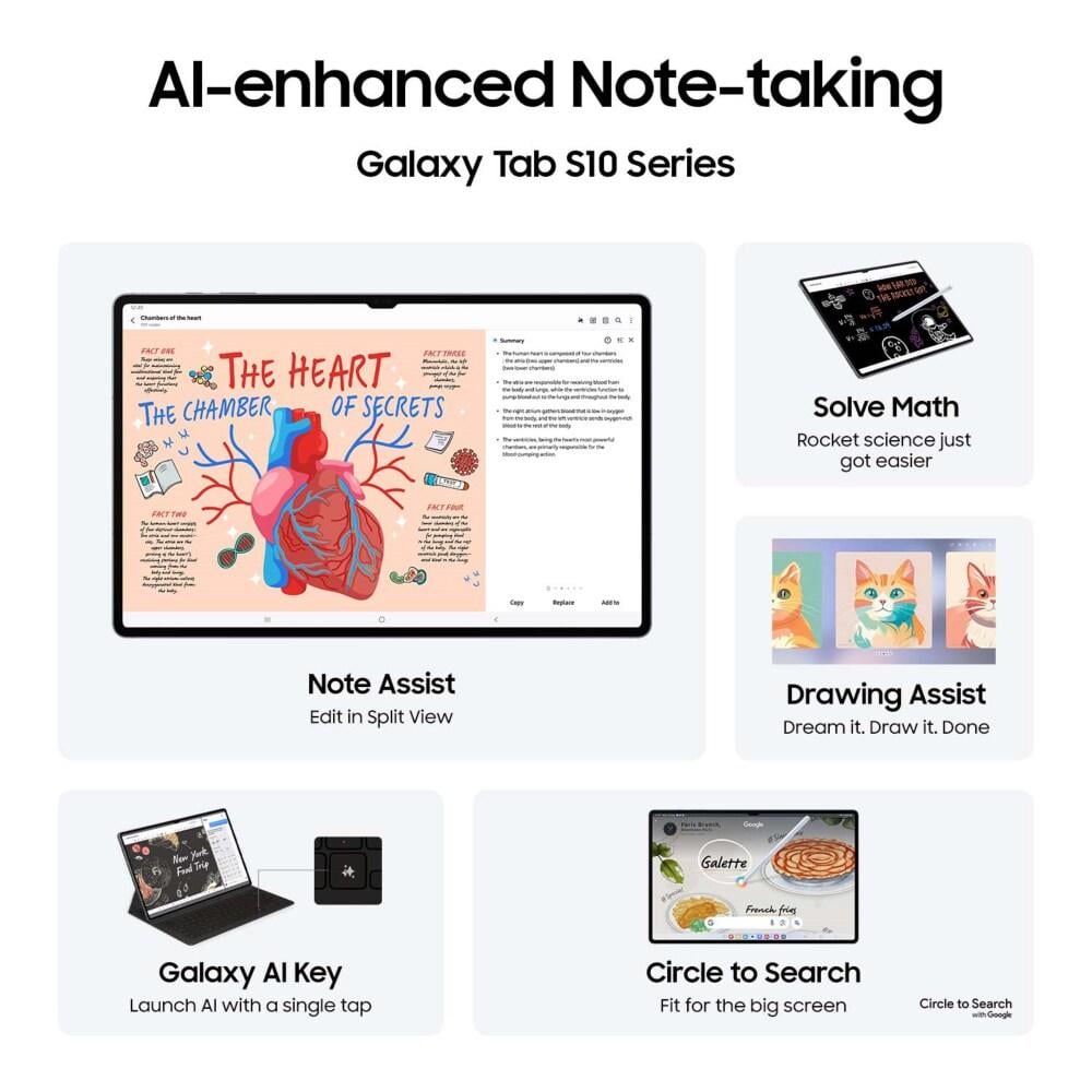 Samsung Tab S10U 37.08 cm (14.6 inch) WiFi Tablet with S-Pen, 12 GB RAM, 512 GB, Silver, X920NE