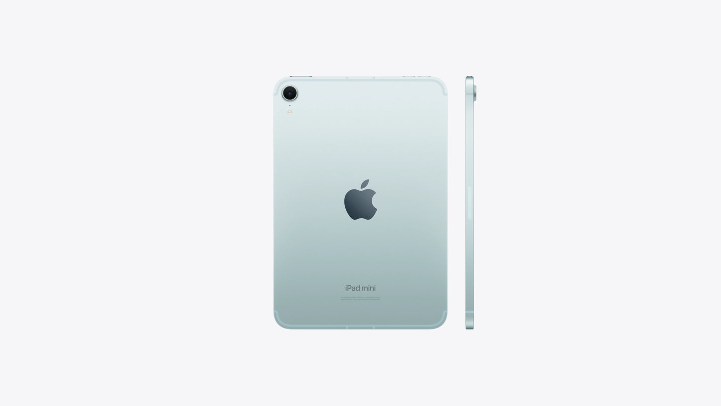 Apple iPad mini Wi-Fi + Cellular Tablet, 256 GB, Blue