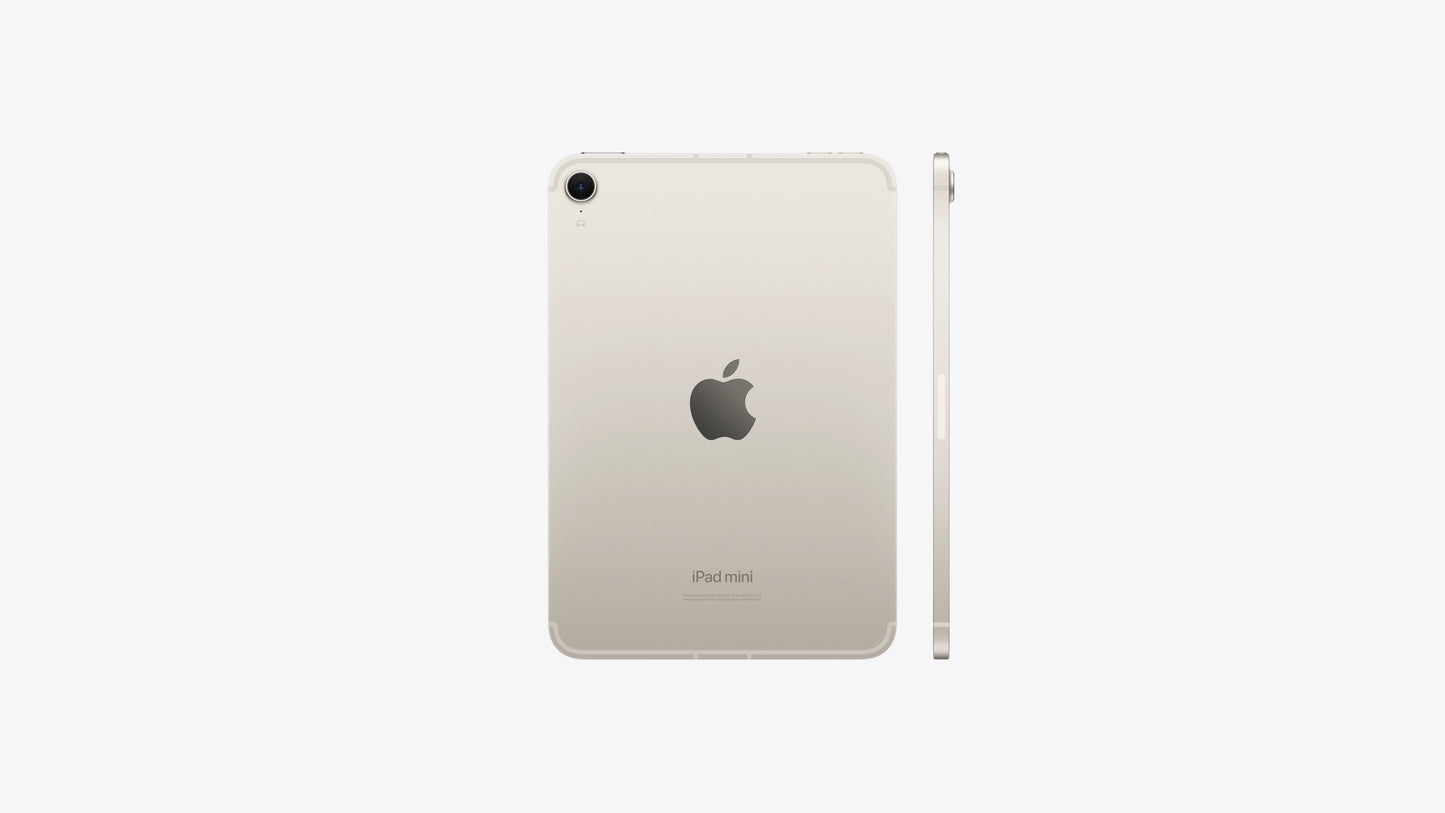 Apple iPad mini Wi-Fi + Cellular Tablet, 512 GB, Starlight