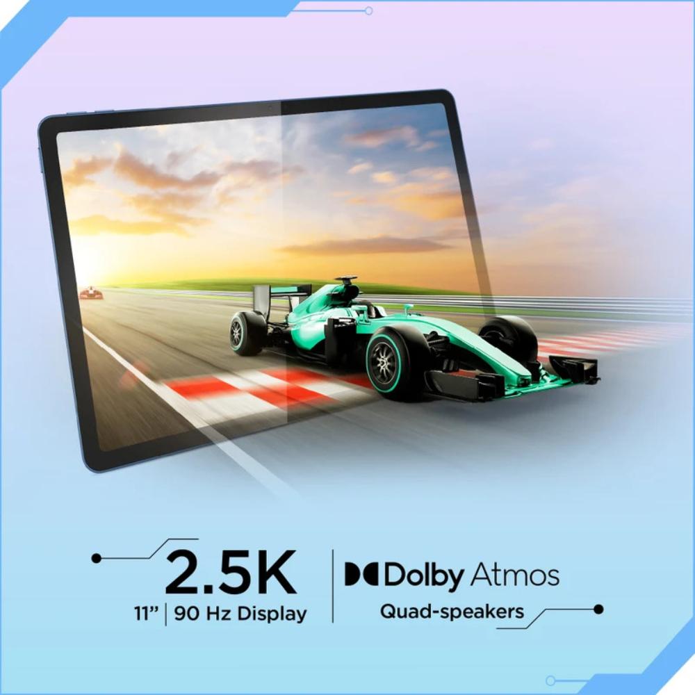 Moto Pad 60 Neo 27.94 cm (11 Inch) WiFi Tablet with Pen, 8 GB RAM, 128 GB, Pantone Malibu Blue, ZAGV0001IN
