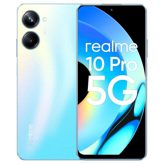 Realme 10 Pro 5G 128 GB, 8 GB RAM, Nebula Blue, Mobile Phone