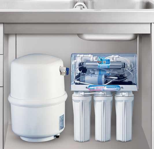 Kent Excell+ Mineral RO+UV 7 Litre Under the Sink Water Purifier with TDS Control, Double Purification & Auto Shut-Off (White)
