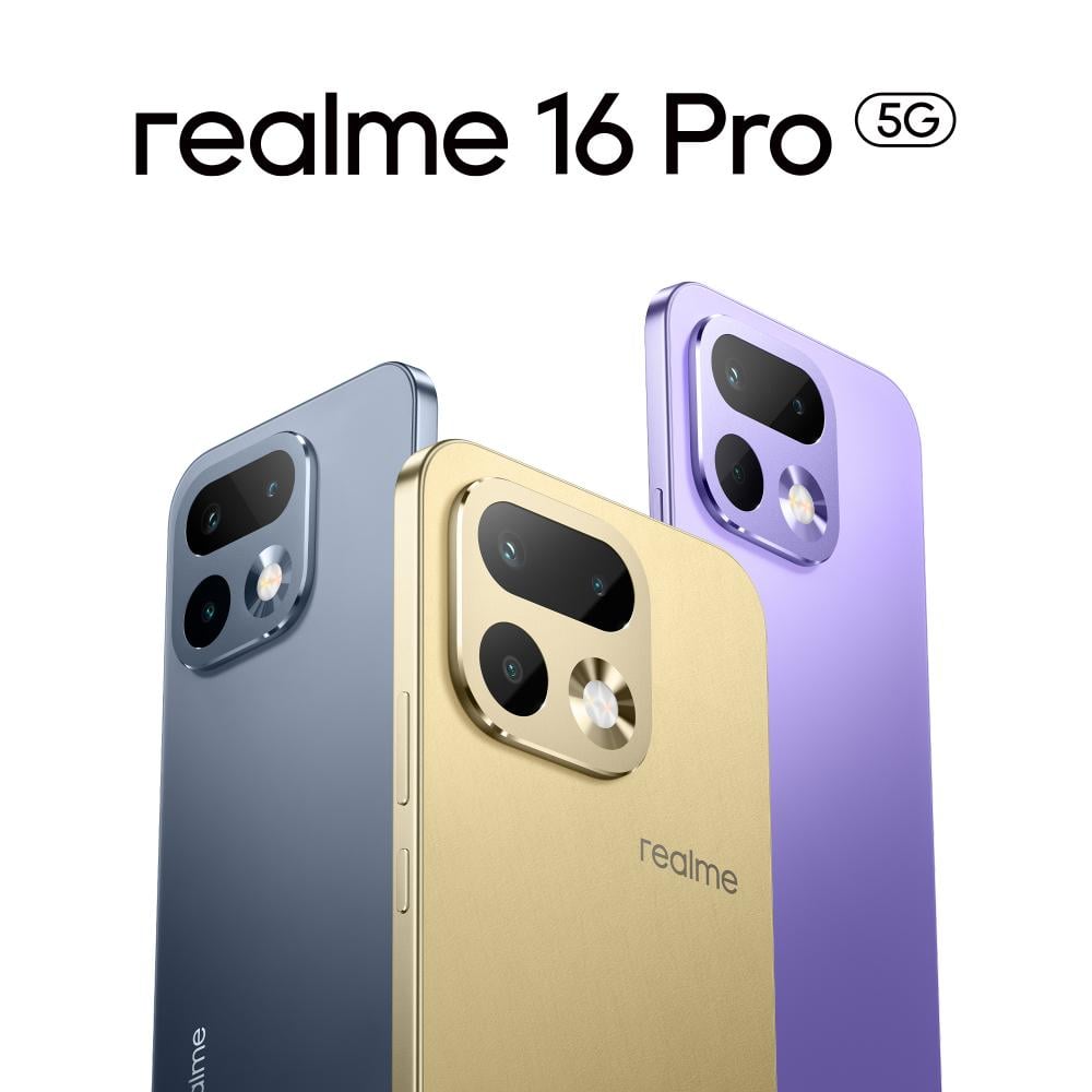 Realme 16 Pro 5G 128 GB, 8 GB RAM, Pebble Grey, Mobile Phone