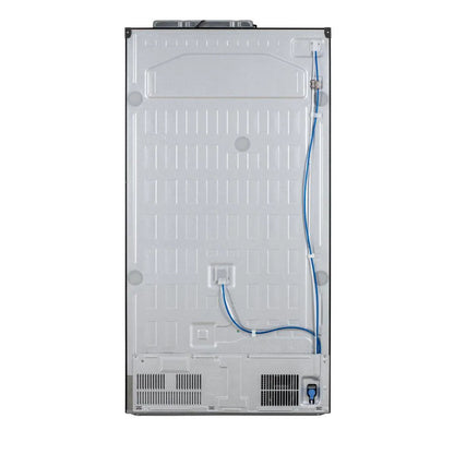 LG GL-L257CPZ3 635 L Side-by-Side Refrigerator (Shiny Steel) | Inverter Compressor, DoorCooling+, AI ThinQ Wi-Fi, Water & Ice Dispenser, Hygiene Fresh+