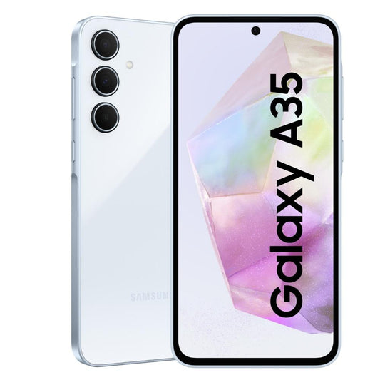 Samsung Galaxy A35 5G 128 GB, 8 GB RAM, Awesome Iceblue, Mobile Phone