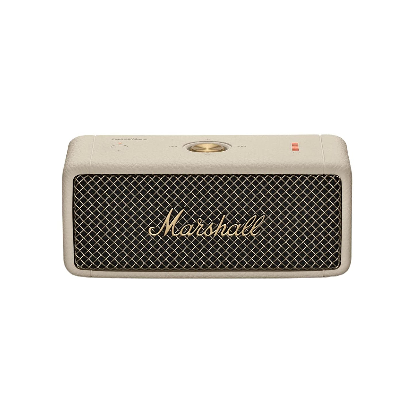 Marshall Emberton II Wireless Bluetooth Portable Speaker (Cream) – 30+ Hours Playtime, IP67 Waterproof, Multi-Directional Control, Stack Mode
