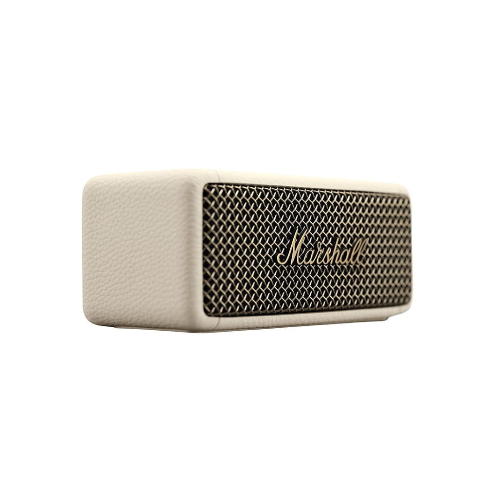Marshall Emberton II Wireless Bluetooth Portable Speaker (Cream) – 30+ Hours Playtime, IP67 Waterproof, Multi-Directional Control, Stack Mode