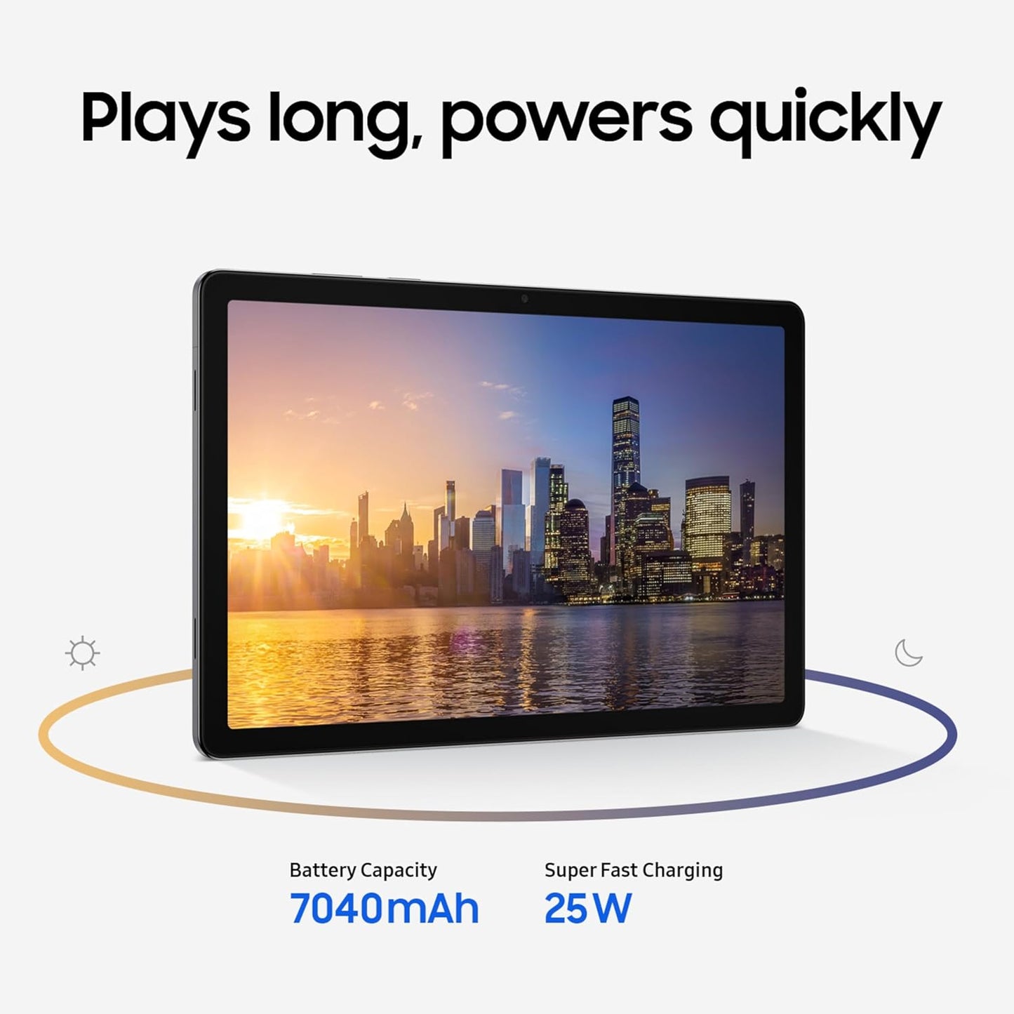 Samsung Galaxy Tab A11+, 27.82 cm (11 inch) Display, 8 GB RAM, 256 GB Storage, 90Hz Refresh Rate, AI with Google Gemini, Dolby Atmos, Quad Speakers, Wi-Fi Tablet, Gray