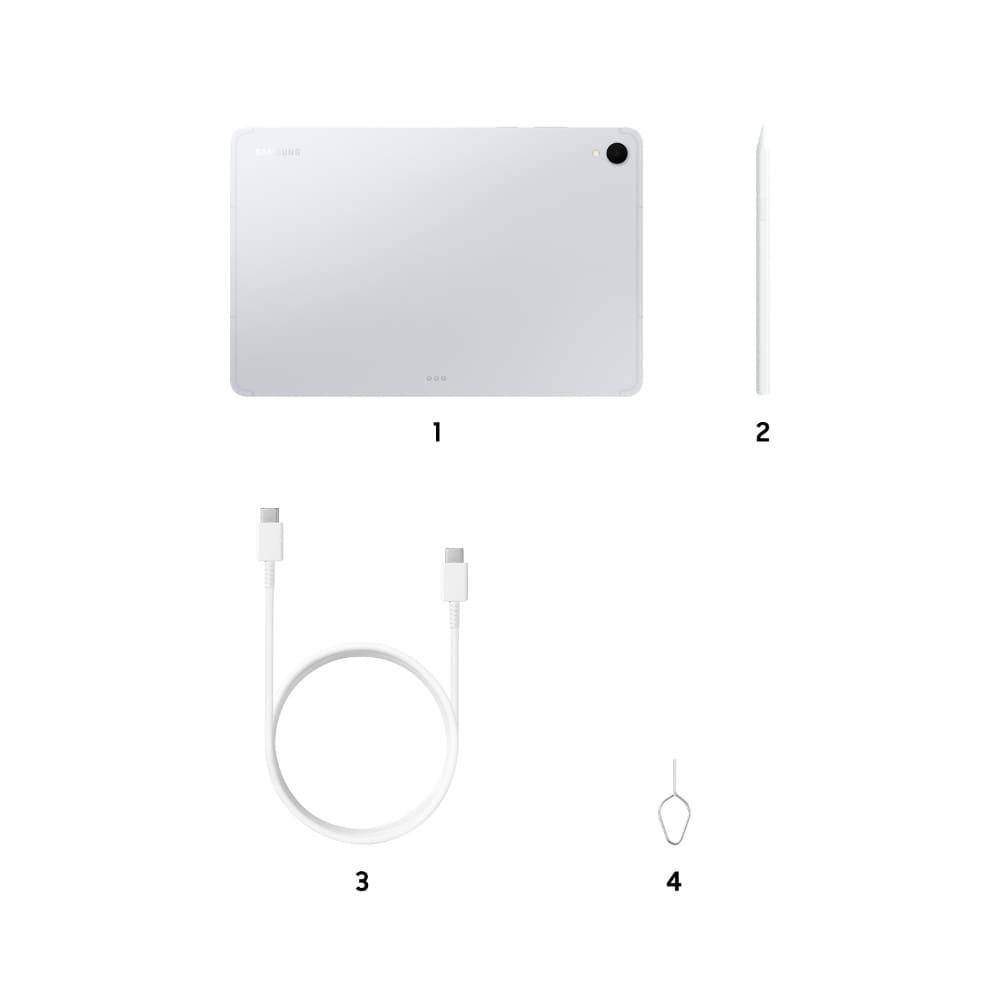 Samsung Tablet S11 27.94 cm (11 Inch) Wi-Fi Tablet with S-Pen, 12 GB RAM, 128 GB, Silver, SM-X730NZSAINU