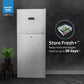 Voltas Beko RFF4653XPCF 432 L Frost Free Double Door Top Mount 2 Star Refrigerator  (PET INOX)