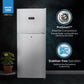 Voltas Beko RFF4653XPCF 432 L Frost Free Double Door Top Mount 2 Star Refrigerator  (PET INOX)
