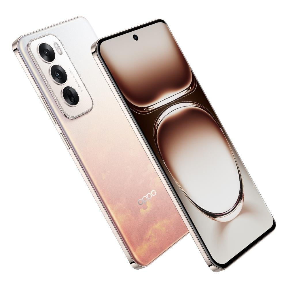 Oppo Reno 12 5G 256 GB, 8 GB RAM, Sunset Peach, Mobile Phone (Demo)
