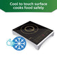 Philips HD4938/01 2100W Induction Cooktop | Sensor Touch | 10 Indian Menus | Full Glass Panel – Black