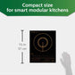 Philips HD4938/01 2100W Induction Cooktop | Sensor Touch | 10 Indian Menus | Full Glass Panel – Black