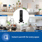 Philips CX3013 13Fin (Oil Filled Radiator)|Room Heater|2900W|3 Heat Settings & PTC Fan  Wheels| Comfortable Breathing|360° Heating (Black)