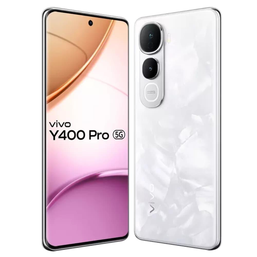 Vivo Y400 Pro 5G 256 GB, 8 GB RAM, Freestyle White, Mobile Phone