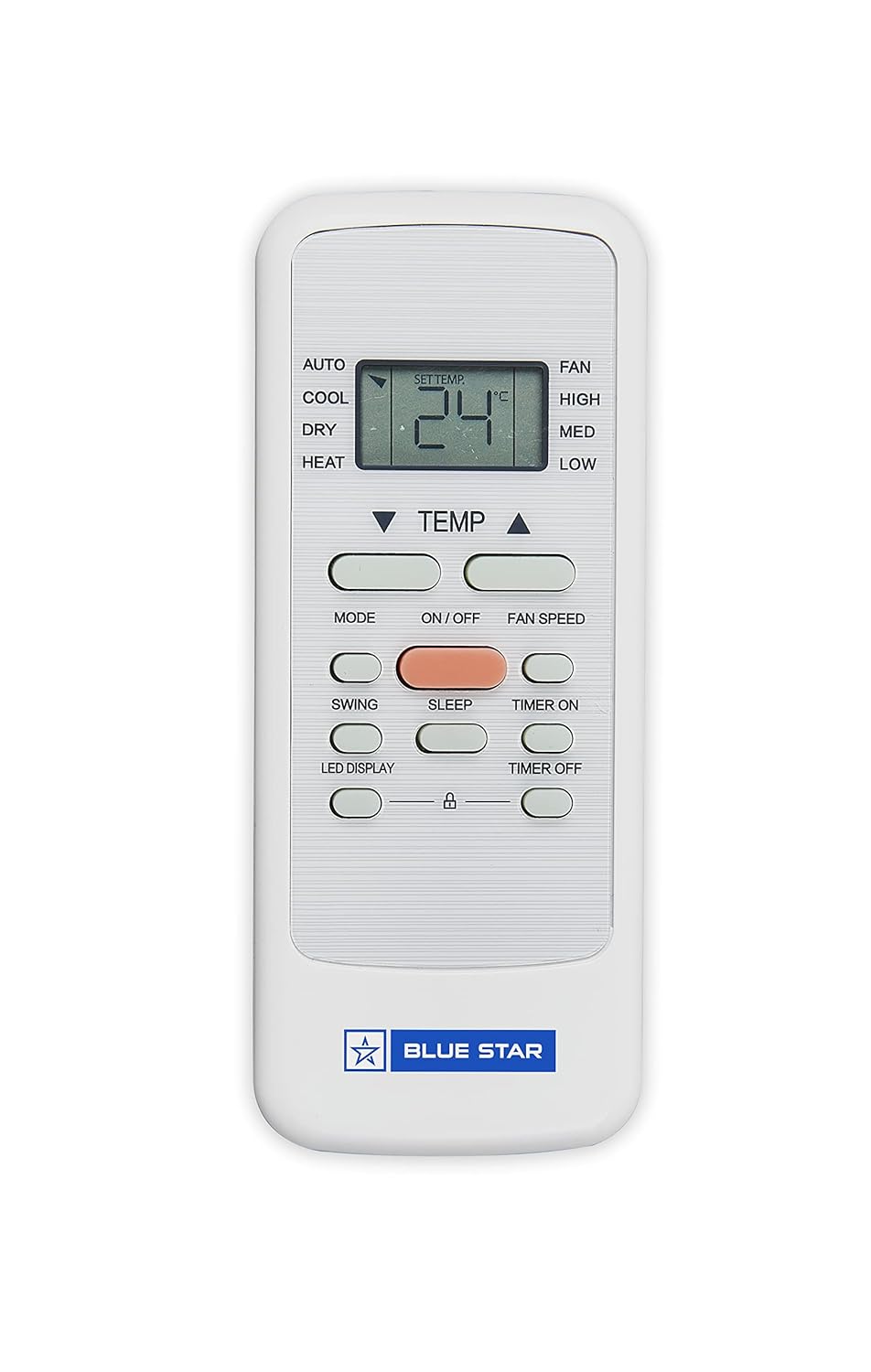 Blue Star PC12DB 1 Ton Fixed Speed Portable AC  Modes-Auto/Cool/Fan/Dry, Auto Mode, Remote Control Operations, Gold Fins, White
