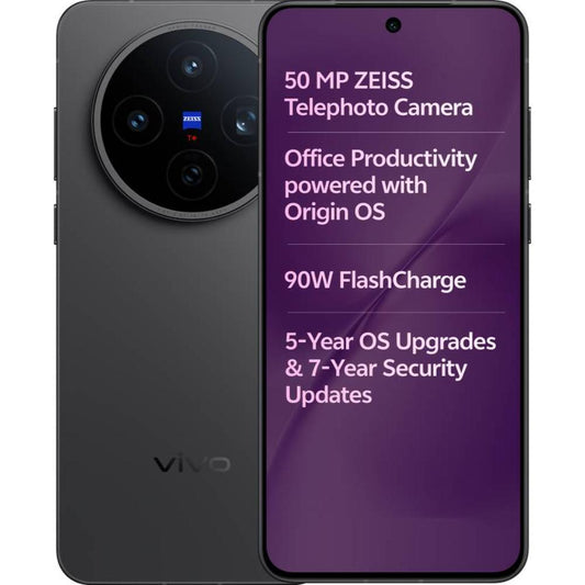 Vivo X200T 5G 512 GB, 12 GB RAM, Stellar Black, Mobile Phone