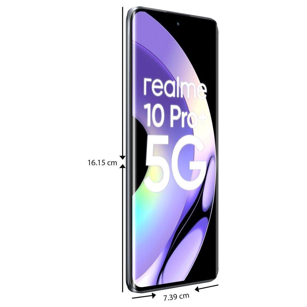 Realme 10 Pro Plus 5G 128 GB, 6 GB RAM, Dark Matter, Mobile Phone
