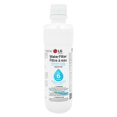 LG Refrigerator Water Filter (6 month) — AGF80300705 — product view