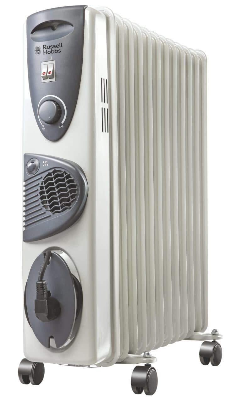 Russell Hobbs RH ROR09F 2400W Room Heater | 9 Fins | Fan-Forced Heating | Overheat Protection | Suraj Electronics Delhi NCR