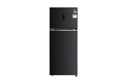 LG 380 L Double Door Refrigerator, Wifi Convertible, Hygiene Fresh +, Ebony Sheen, 3 Star — GL-T412VESX — product view