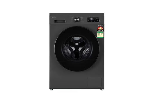 LG 8 Kg Front Load Washing Machine with 6 Motion DD, Steam Wash, Middle Black, 5 Star — FHB1208Z4M — product view