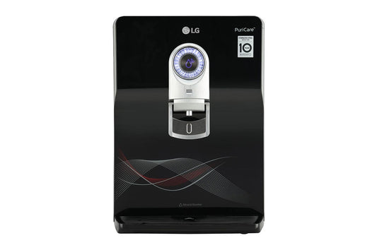 LG 8L RO+UV+UF+Mineral Booster Water Purifier with Steel Tank, Black — WW184ETB — product view
