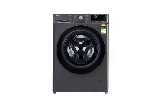 LG 9 Kg Front Load Washing Machine with AI Direct Drive™, Steam Wash, Middle Black, 5 Star — FHP1209Z5M — product view