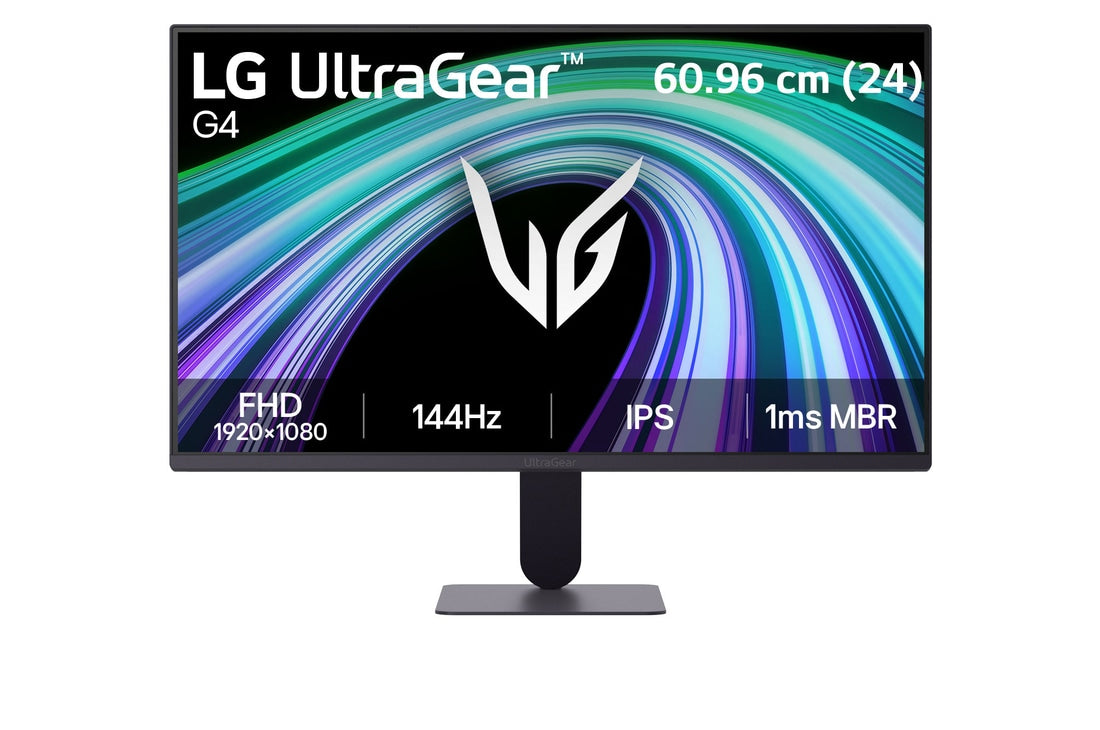 LG 60.96 cm (24) UltraGear™ G4, FHD 144Hz Gaming Monitor — 24G411B-B — product view