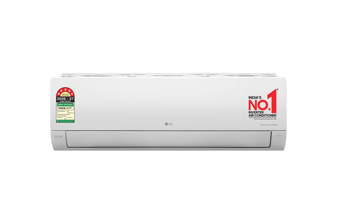 LG 5 Star (~1.5) Split AC, AI Convertible 6-in-1, Diet Mode+, Viraat Mode, 100% Copper Tubes, 5.0 kW, 2026 Model — AS-Q19QNZE2 — product view