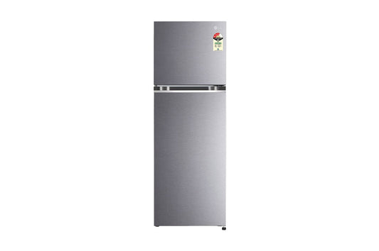 LG 246L, Double Door Refrigerator with Multi-Air Flow, Auto Smart Connect™, Express Freeze in PET Finish, 3-Star — GL-S262SDSX — product view