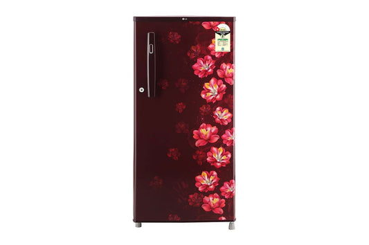 LG 185L, 1 Star, Dim Gray Finish, Direct Cool Single Door Refrigerator — GL-B199OGXB — product view
