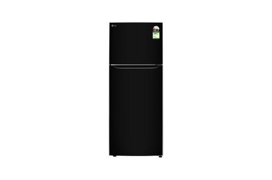 LG 446L Double Door Refrigerator, Convertible, Smart Inverter Compressor Ebony Sheen, 1 Star — GLT4416CCES — product view
