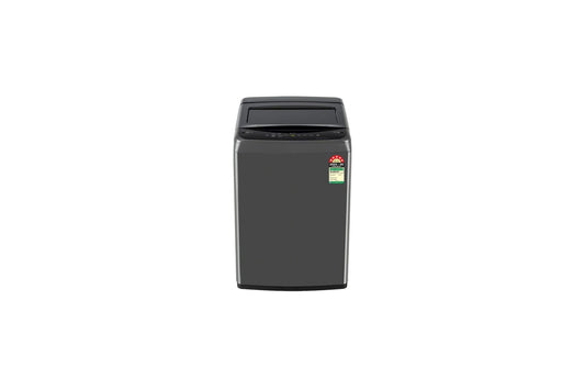 LG 9Kg Top Load Washing Machine, Smart Inverter Motor, In-Built Heater, Middle Black — T90VBMB1S — product view