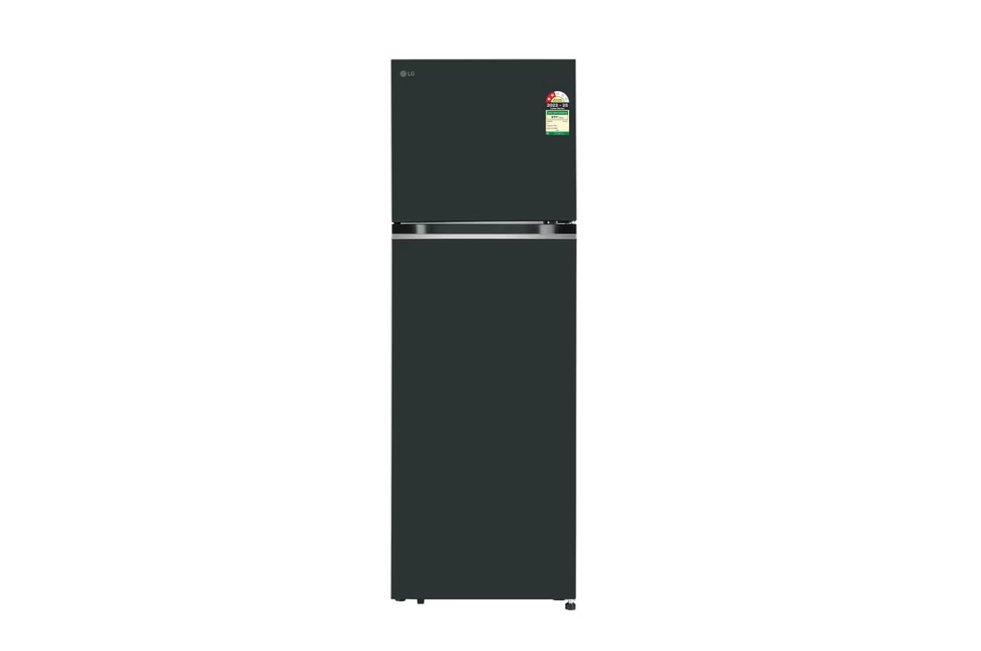 LG 272L Double Door Refrigerator, Convertible, Smart Diagnosis™, Emerald Green, 2 Star — GL-S312SEGY — product view