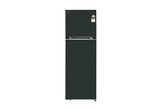 LG 272L Double Door Refrigerator, Convertible, Smart Diagnosis™, Emerald Green, 2 Star — GL-S312SEGY — product view