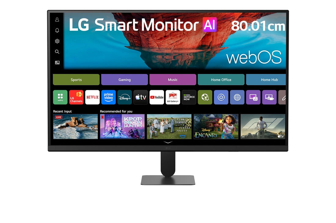 LG 80.01cm (31.5) Smart Monitor AI U7s, UHD Monitor for Streaming with webOS — 32U701SB-B — product view