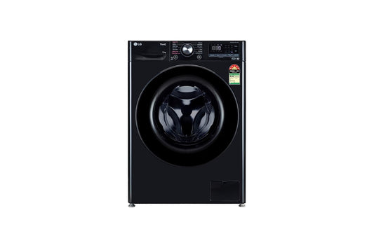 LG 12 kg Front Load Washing Machine with AI Direct Drive™, Steam Wash, Onyx Black, 5 Star — FHP1412Z5O — product view