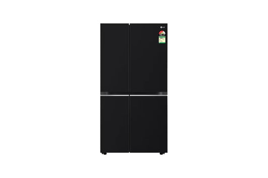 LG 655L Side-by-Side Refrigerator, Smart Inverter Compressor, Smart Diagnosis™, Western Black, 2 Star — GL-B257HWBY — product view