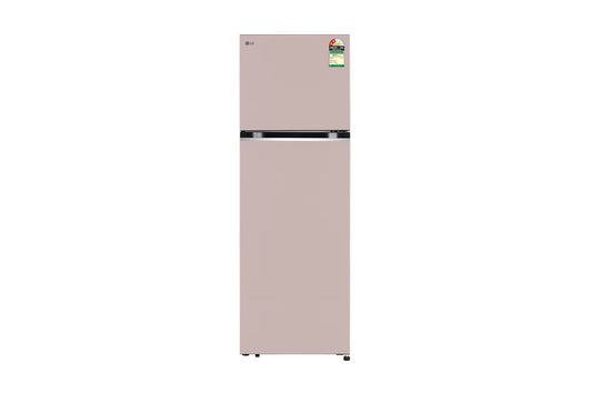 LG 272L Double Door Refrigerator, Convertible, Auto Smart Connect™, Clay Pink, 2 Star — GL-S312SCPY — product view