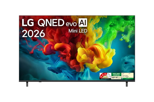 LG 189 cm (75) LG QNED evo AI 4K MiniLED TV 75QNED82BLA with α8 AI Processor Gen3, with HDR10 Pro 2026 — product view