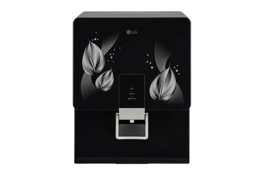 LG 8L RO+Mineral Booster Water Purifier with Steel Tank, Black — WW146RTLB — product view