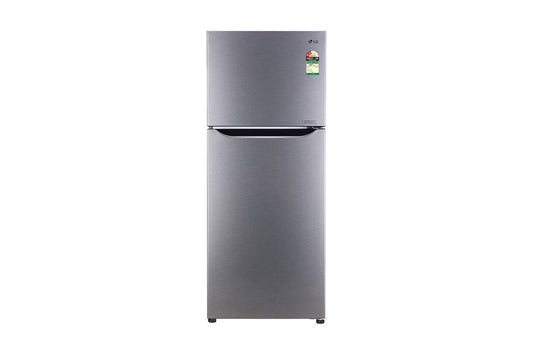 LG 242L Double Door Refrigerator, Convertible, Smart Diagnosis™, High Gloss Finish, 2 Star — GL-N292DDSY — product view